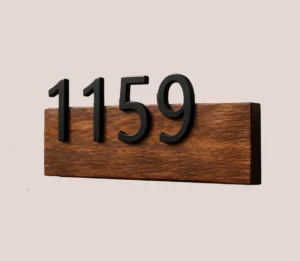 Letrero de madera HIMISU