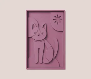 Cuadro decorativo de GATO
