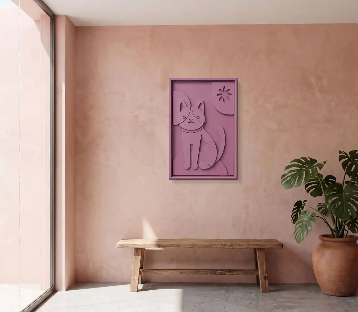 Cuadro decorativo de GATO - Imagen 4